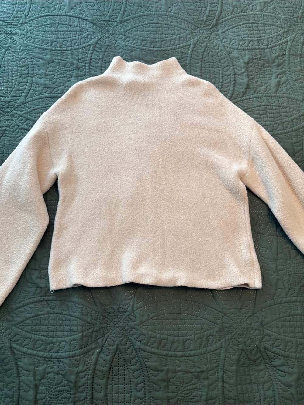 Express Blush Mock Neck Sweater